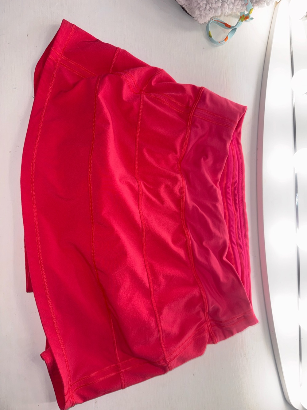 lululemon athletica pinkish orange Athletic Skort